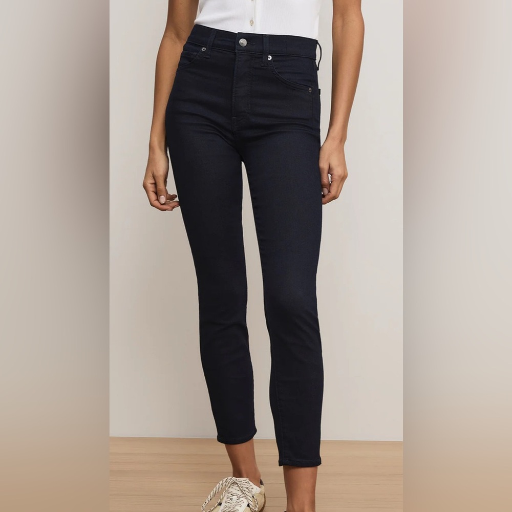 Veronica Beard Blue Debbie Skinny High Rise Jeans Size 26